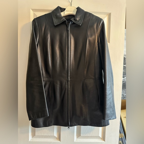Danier Jackets & Blazers - Danier Black leather jacket